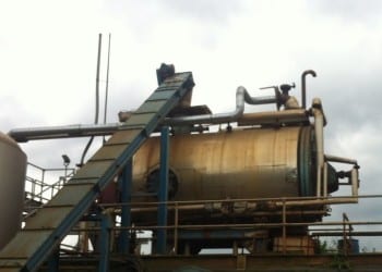 Thermal drying plant