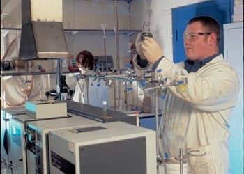 Laboratory waste treatment